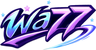Logo wa77 hijau untuk beranda